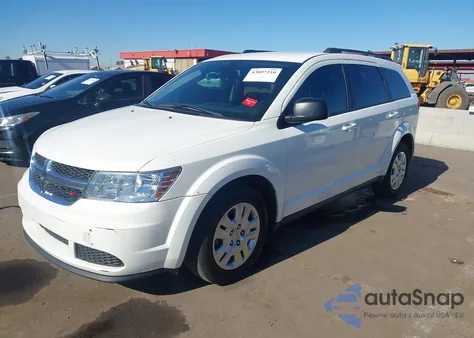 2018 Dodge Journey Se from USA, damaged, VIN 3C4PDCAB4JT443230